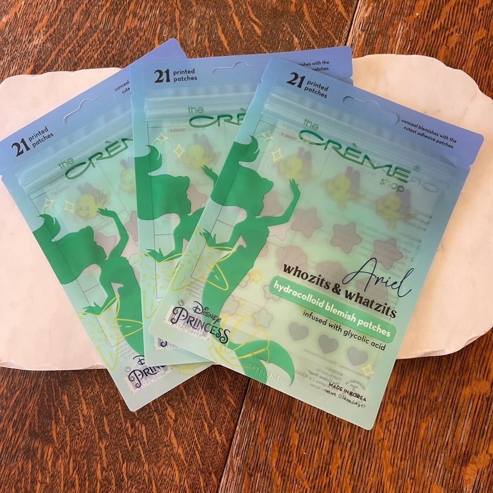 The Crème Shop Ariel Hydrocolloid Blemish Patches set of 3- 63 total patches